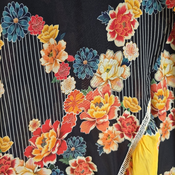 NWT Farm Rio Floral Wrap Dress XS - Picture 8 of 16